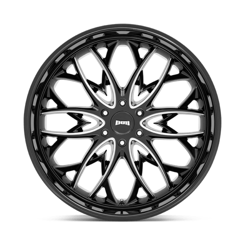 DUB 1PC | S263 OG | 22.0x9.50 | 6X139.7 | 25 | GLOSS BLACK MILLED