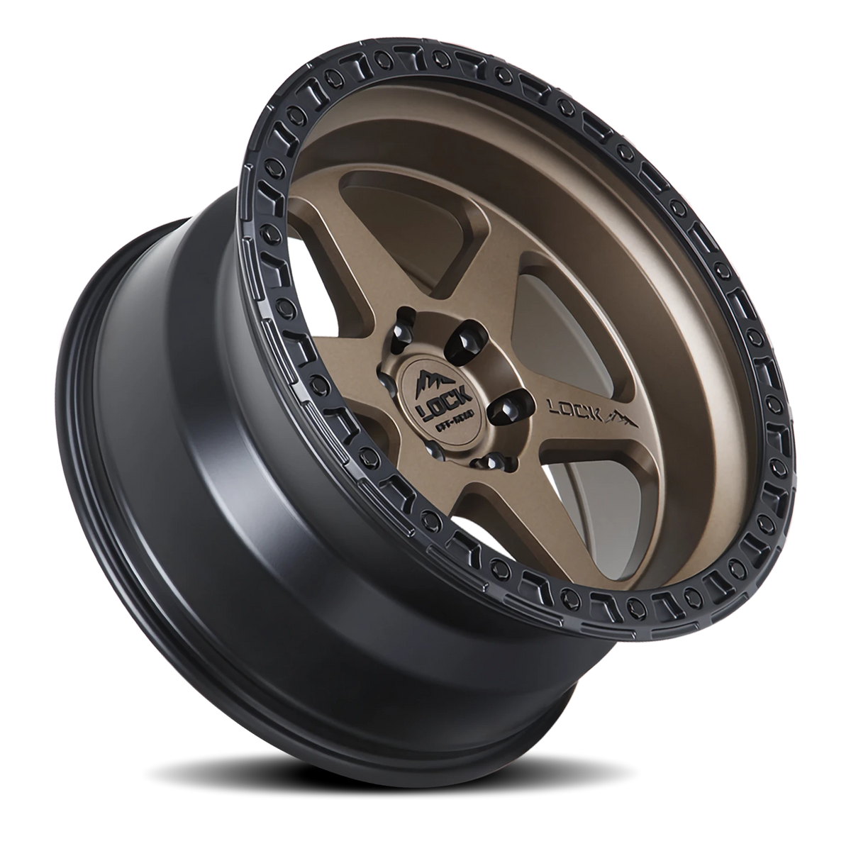 OLYMPUS | 17X9 | 5X127 | -12 | MATTE DESERT BRONZE W MATTE BLACK RING | OLYMPUS-7957MRMBR - Image 2