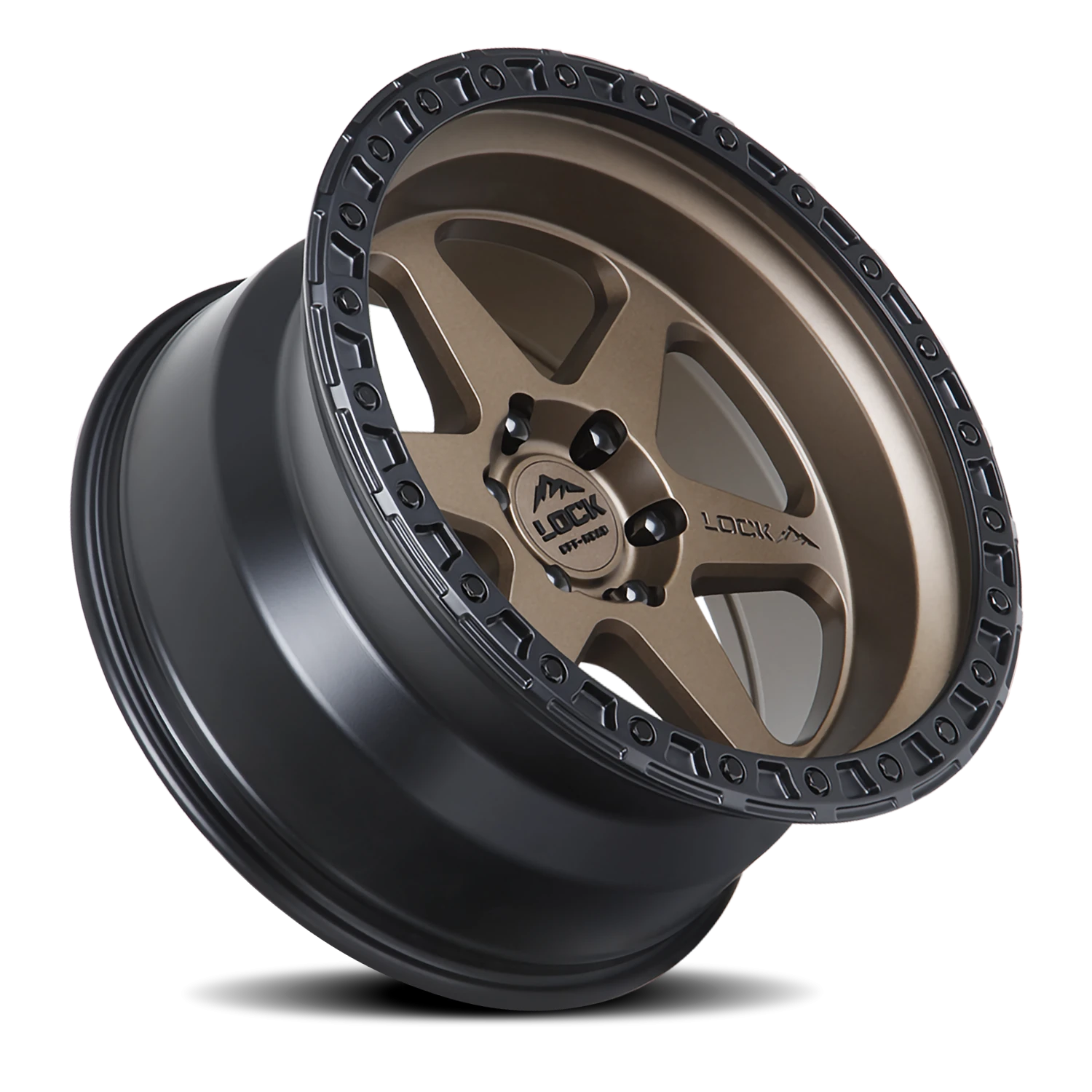OLYMPUS | 20X9 | 5X127 | +0 | MATTE DESERT BRONZE W MATTE BLACK RING | OLYMPUS-2957MRMBR - Image 2