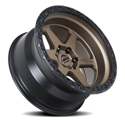 OLYMPUS | 17X9 | 6X139.7 | -12 | MATTE DESERT BRONZE W MATTE BLACK RING | OLYMPUS-7969MRMBR12N - Image 2