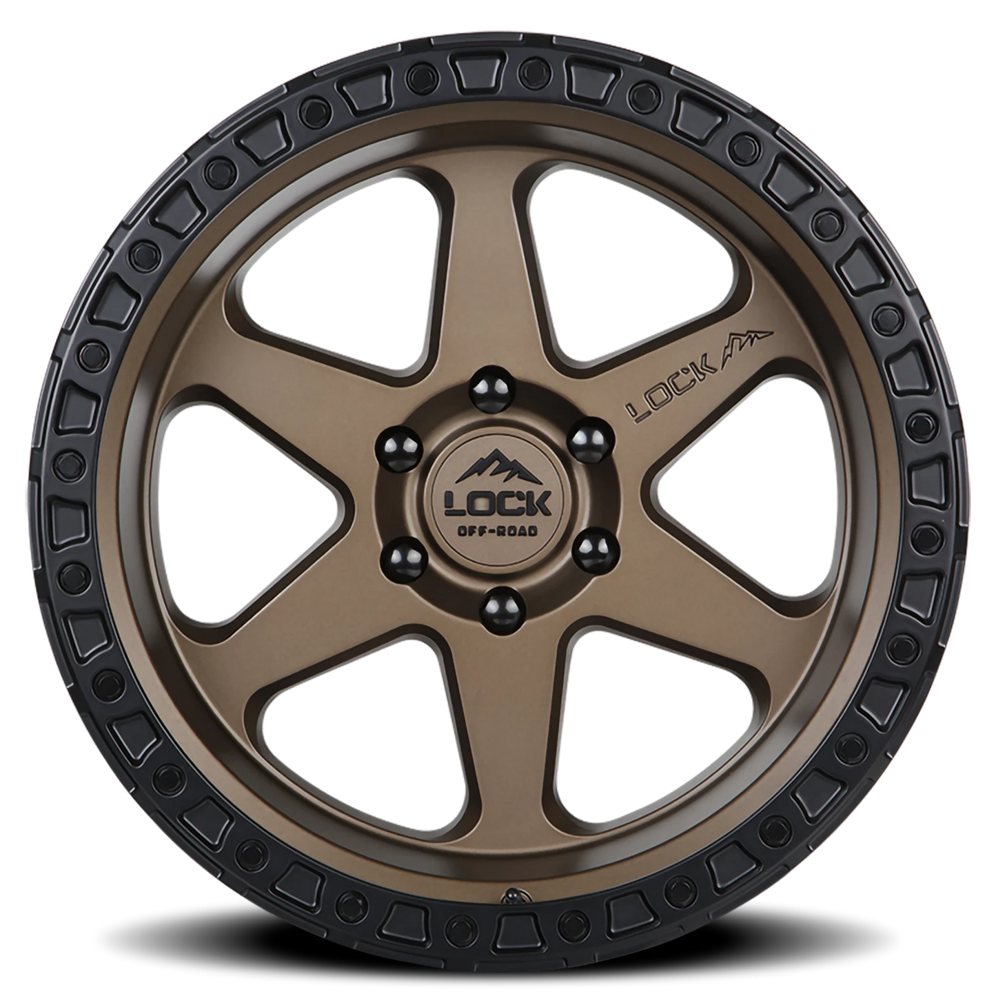 OLYMPUS | 17X9 | 6X139.7 | -12 | MATTE DESERT BRONZE W MATTE BLACK RING | OLYMPUS-7969MRMBR12N - Image 3