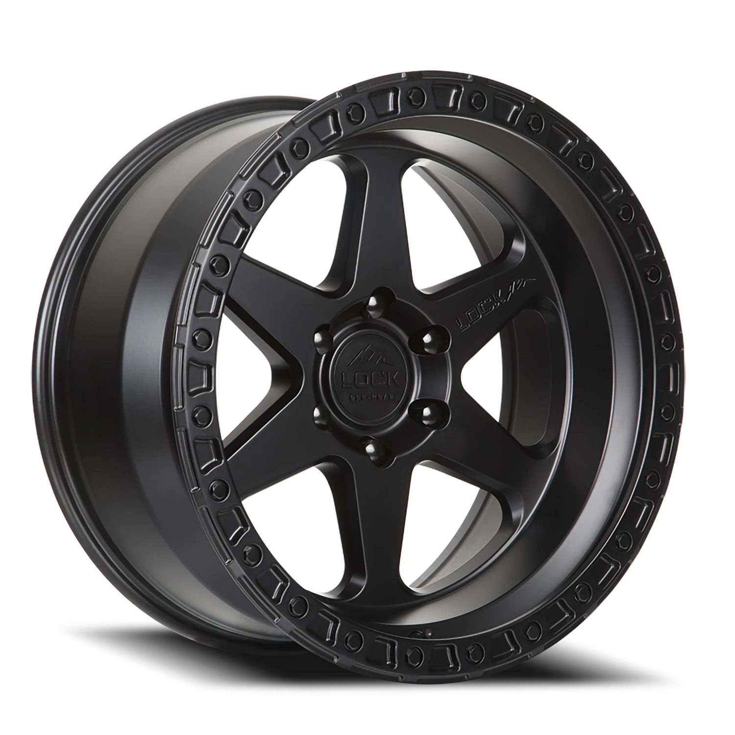 OLYMPUS | 17X9 | 5X127 | -12 | MATTE BLACK W MATTE BLACK RING | OLYMPUS-7957MB