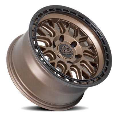 ONYX | 17X9 | 5X127 | +1 | MATTE BRONZE W MATTE BLACK RING | ONYX-7957MRMBR - Image 2