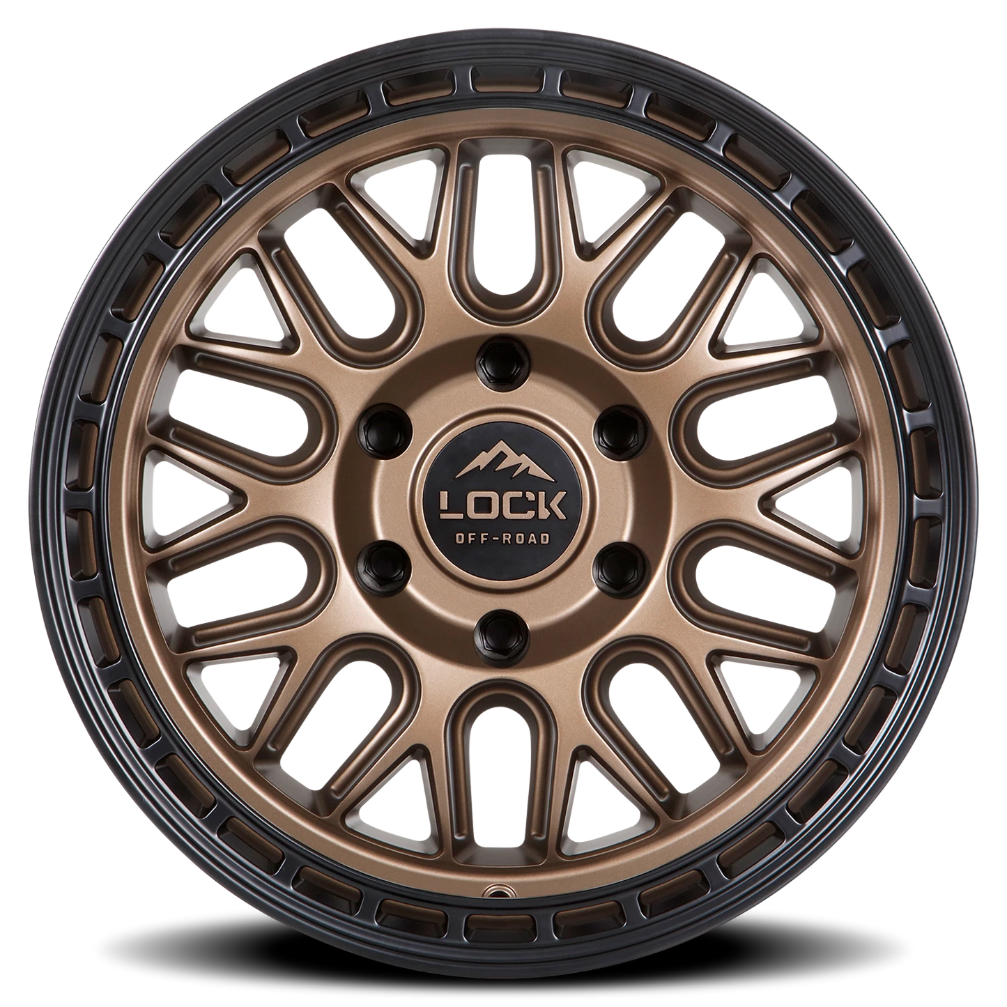 ONYX | 17X9 | 5X127 | +1 | MATTE BRONZE W MATTE BLACK RING | ONYX-7957MRMBR - Image 3