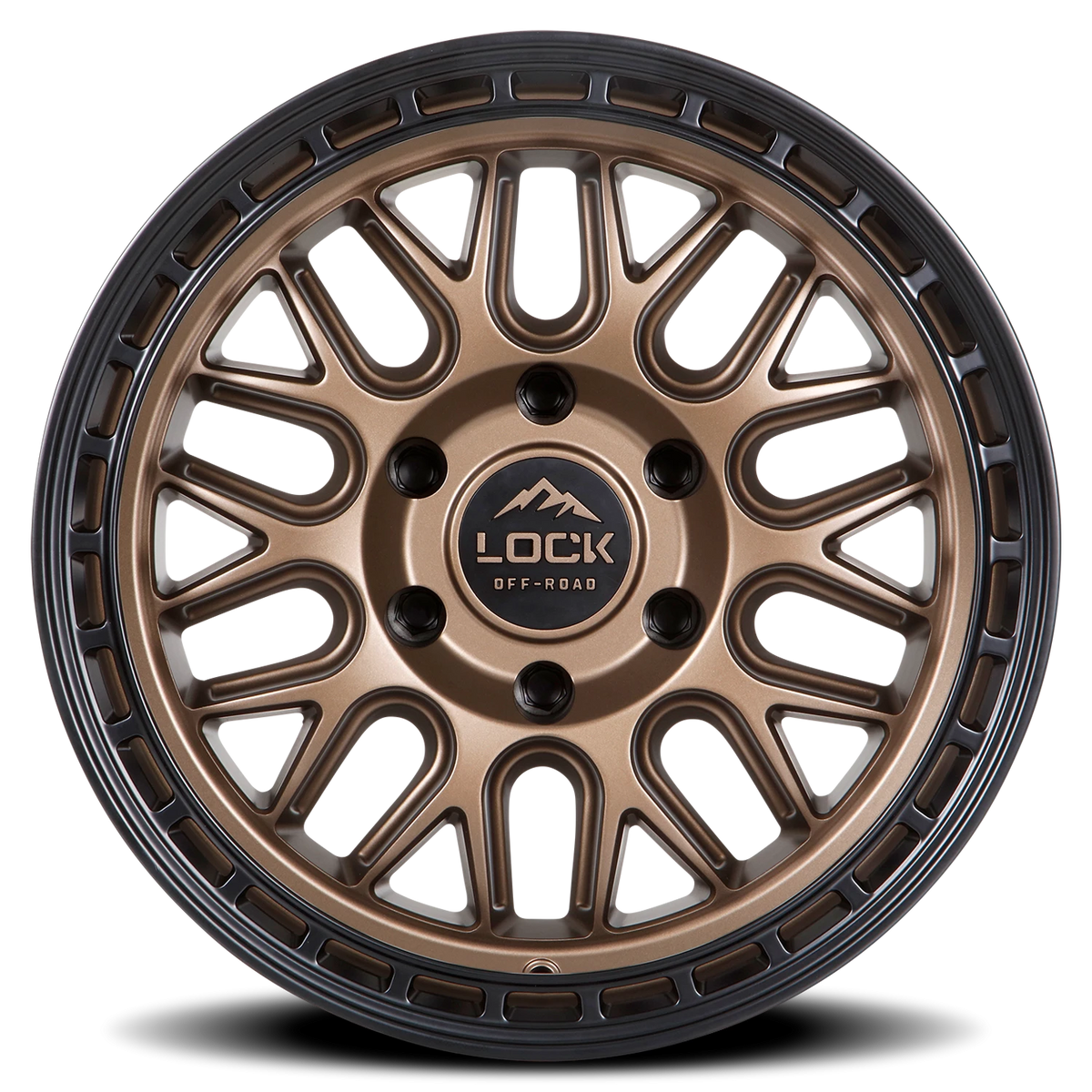 ONYX | 17X9 | 5X127 | -12 | MATTE BRONZE W MATTE BLACK RING | ONYX-7957MRMBR12N - Image 3