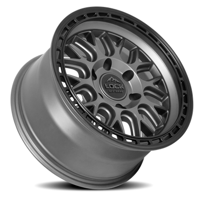 ONYX | 17X9 | 6X139.7 | +1 | MATTE GREY W MATTE BLACK RING | ONYX-7969MGMBR - Image 2