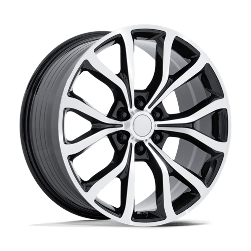 Performance Replicas | PR230 | 22.0x9.50 | 6X135 | 44 | GLOSS BLACK W/ MACHINED FACE