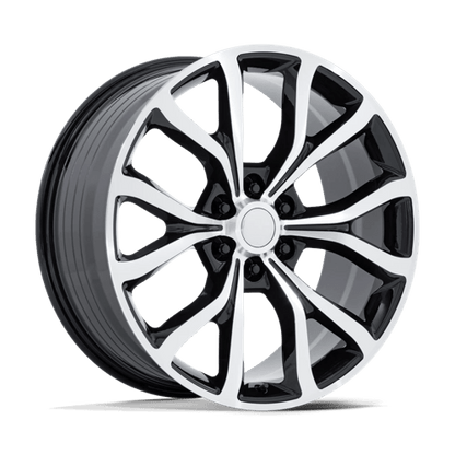 Performance Replicas | PR230 | 24.0x10.00 | 6X135 | 31 | GLOSS BLACK W/ MACHINED FACE