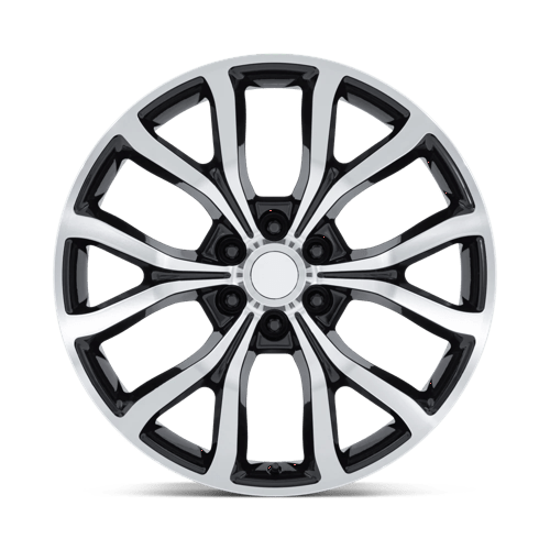 Performance Replicas | PR230 | 22.0x9.50 | 6X135 | 44 | GLOSS BLACK W/ MACHINED FACE