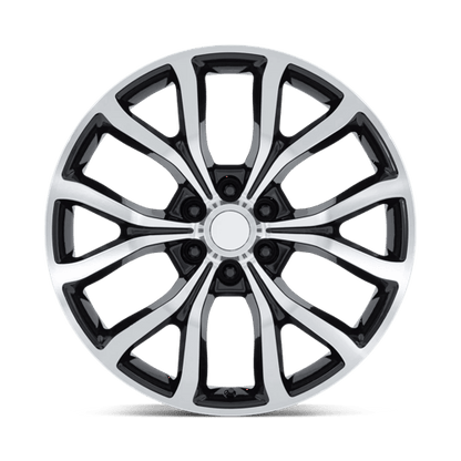 Performance Replicas | PR230 | 22.0x9.50 | 6X135 | 44 | GLOSS BLACK W/ MACHINED FACE