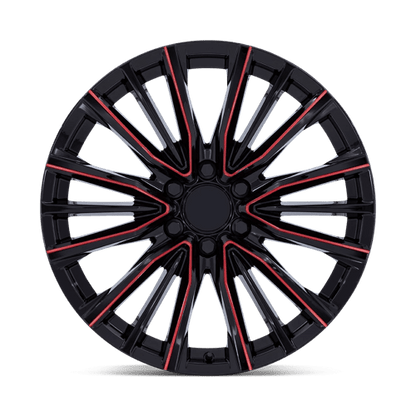 Performance Replicas | PR223 | 24.0x10.00 | 6X139.7 | 28 | GLOSS BLACK MILLED RED