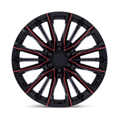 Performance Replicas | PR223 | 22.0x9.00 | 6X139.7 | 28 | GLOSS BLACK MILLED RED