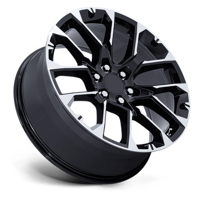 Performance Replicas | PR224 | 22.0x9.00 | 6X139.7 | 28 | GLOSS BLACK W/ MACHINED FACE