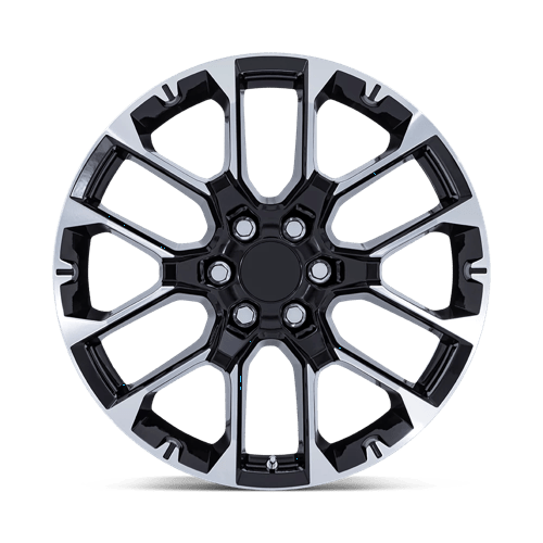 Performance Replicas | PR224 | 22.0x9.00 | 6X139.7 | 28 | GLOSS BLACK W/ MACHINED FACE