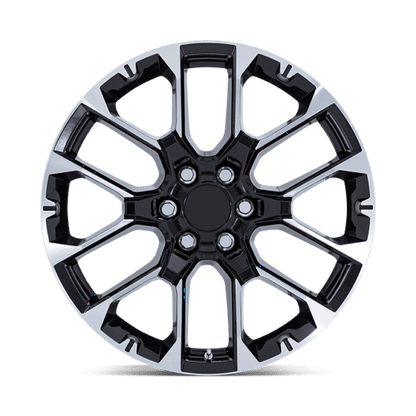 Performance Replicas | PR224 | 22.0x9.00 | 6X139.7 | 28 | GLOSS BLACK W/ MACHINED FACE