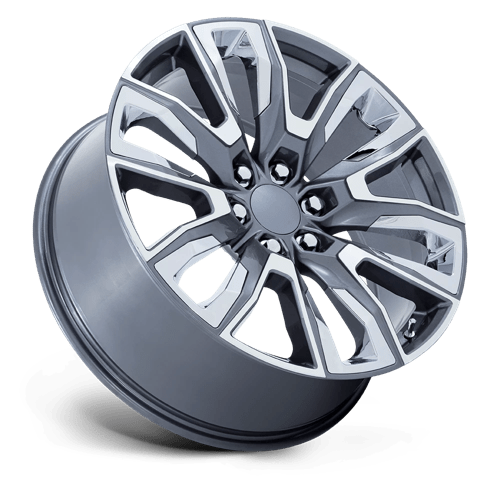 Performance Replicas | PR225 | 22.0x9.00 | 6X139.7 | 28 | GLOSS GUNMETAL MACH W/ CHR ACC