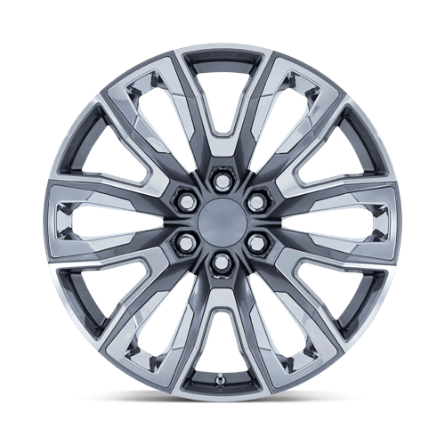 Performance Replicas | PR225 | 22.0x9.00 | 6X139.7 | 28 | GLOSS GUNMETAL MACH W/ CHR ACC
