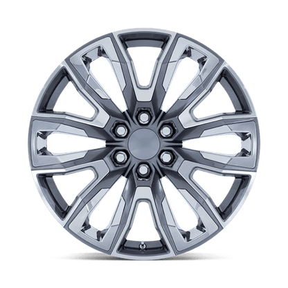 Performance Replicas | PR225 | 22.0x9.00 | 6X139.7 | 28 | GLOSS GUNMETAL MACH W/ CHR ACC