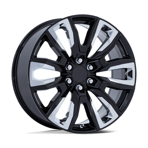 Performance Replicas | PR225 | 22.0x9.00 | 6X139.7 | 28 | GLOSS BLACK W/ CHROME ACCENTS
