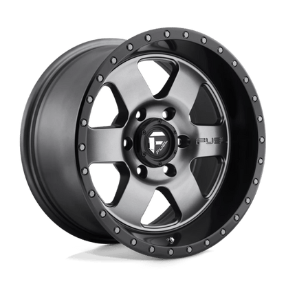 Fuel 1PC | D619 PODIUM | 18.0x9.00 | 5X127 | 1 | MATTE GUNMETAL BLACK BEAD RING