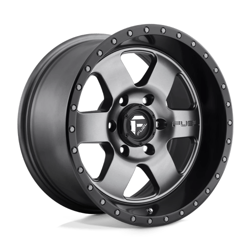 Fuel 1PC | D619 PODIUM | 17.0x9.00 | 5X139.7 | 1 | MATTE GUNMETAL BLACK BEAD RING