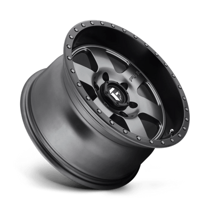 Fuel 1PC | D619 PODIUM | 18.0x9.00 | 5X127 | 1 | MATTE GUNMETAL BLACK BEAD RING