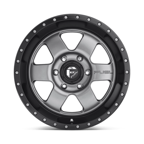 Fuel 1PC | D619 PODIUM | 20.0x9.00 | 5X139.7 | 20 | MATTE GUNMETAL BLACK BEAD RING