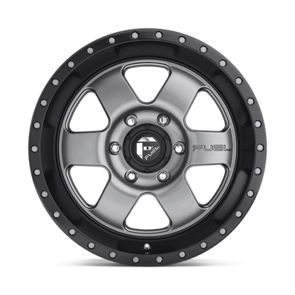 Fuel 1PC | D619 PODIUM | 20.0x9.00 | 5X139.7 | 20 | MATTE GUNMETAL BLACK BEAD RING