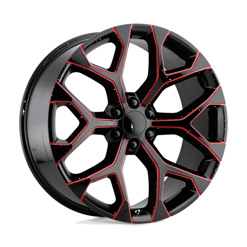 Performance Replicas | PR176 | 26.0x10.00 | 6X139.7 | 24 | GLOSS BLACK RED MILLED