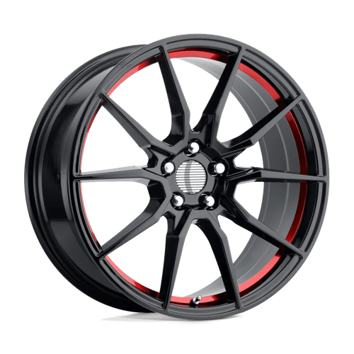 Performance Replicas | PR193 | 20.0x9.00 | 5X114.3 | 30 | GLOSS BLACK RED MACHINED