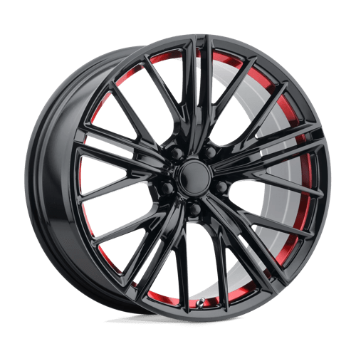 Performance Replicas | PR194 | 20.0x11.00 | 5X120 | 43 | GLOSS BLACK RED MACHINED