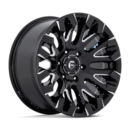 Fuel 1PC | D828 QUAKE | 18.0x9.00 | 6X135 | 1 | GLOSS BLACK MILLED