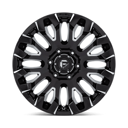 Fuel 1PC | D828 QUAKE | 18.0x9.00 | 6X135 | 1 | GLOSS BLACK MILLED