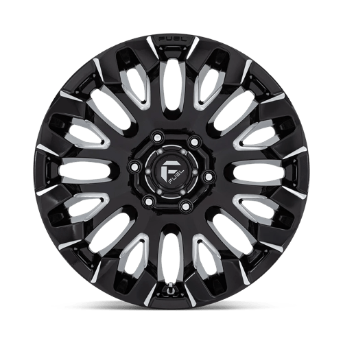 Fuel 1PC | D828 QUAKE | 18.0x9.00 | 6X139.7 | 1 | GLOSS BLACK MILLED