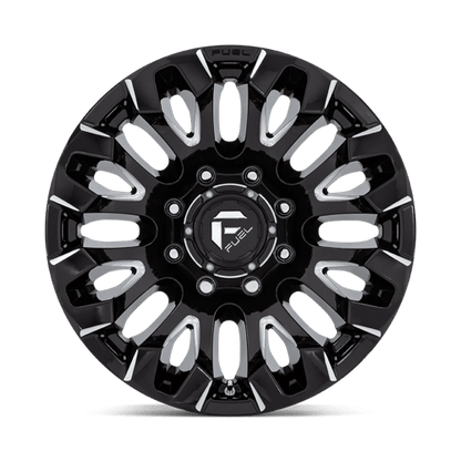 Fuel 1PC | D828 QUAKE | 18.0x9.00 | 8X170 | 1 | GLOSS BLACK MILLED