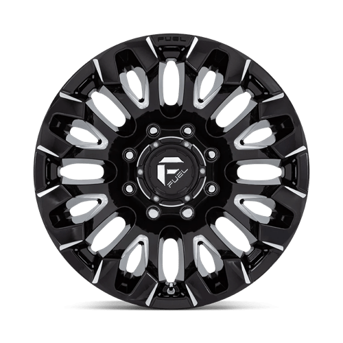 Fuel 1PC | D828 QUAKE | 18.0x9.00 | 8X180 | 1 | GLOSS BLACK MILLED