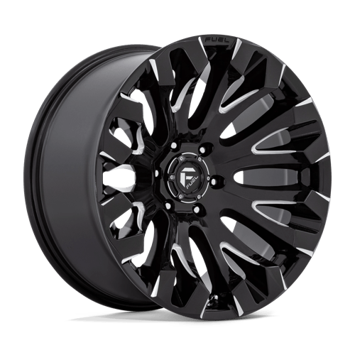 Fuel 1PC | D828 QUAKE | 20.0x10.00 | 6X139.7 | -18 | GLOSS BLACK MILLED