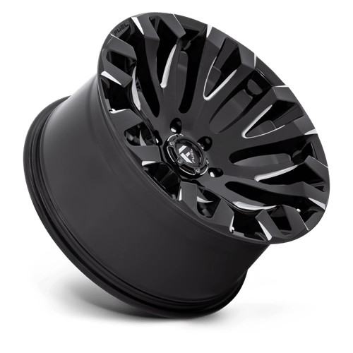 Fuel 1PC | D828 QUAKE | 20.0x9.00 | 5X127 | 1 | GLOSS BLACK MILLED