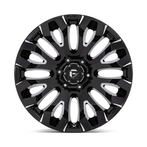 Fuel 1PC | D828 QUAKE | 20.0x10.00 | 6X135 | -18 | GLOSS BLACK MILLED