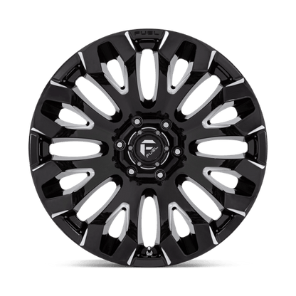 Fuel 1PC | D828 QUAKE | 20.0x10.00 | 6X135 | -18 | GLOSS BLACK MILLED