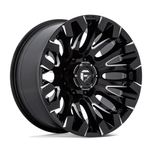 Fuel 1PC | D828 QUAKE | 20.0x10.00 | 8X170 | -18 | GLOSS BLACK MILLED