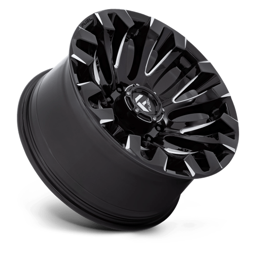 Fuel 1PC | D828 QUAKE | 20.0x10.00 | 8X170 | -18 | GLOSS BLACK MILLED