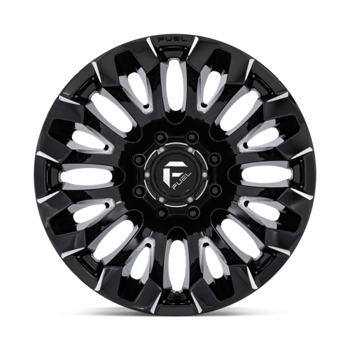 Fuel 1PC | D828 QUAKE | 20.0x10.00 | 8X170 | -18 | GLOSS BLACK MILLED