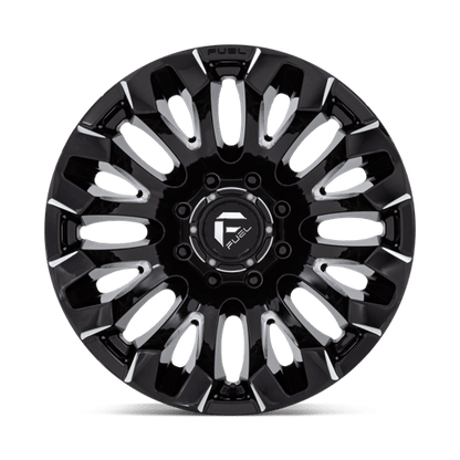 Fuel 1PC | D828 QUAKE | 20.0x10.00 | 8X170 | -18 | GLOSS BLACK MILLED
