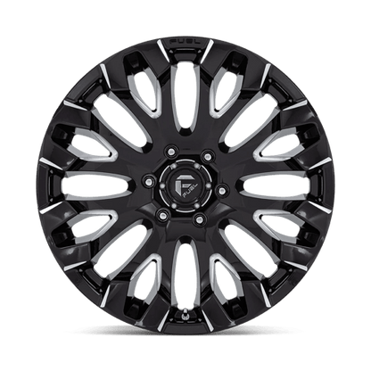 Fuel 1PC | D828 QUAKE | 20.0x9.00 | 6X135 | 1 | GLOSS BLACK MILLED