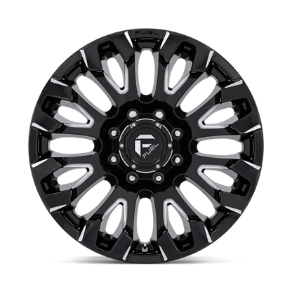 Fuel 1PC | D828 QUAKE | 20.0x9.00 | 8X180 | 1 | GLOSS BLACK MILLED