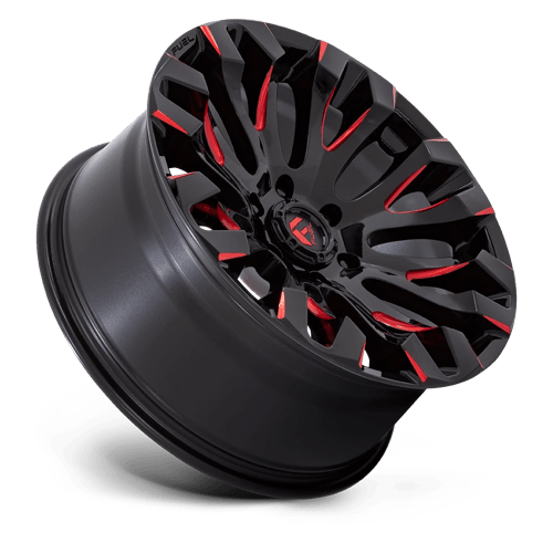 Fuel 1PC | D829 QUAKE | 20.0x9.00 | 6X135 | 1 | GLOSS BLACK MILLED RED TINT