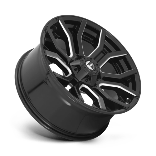 Fuel 1PC | D711 RAGE | 20.0x9.00 | 5X127/5X139.7 | 1 | GLOSS BLACK MILLED