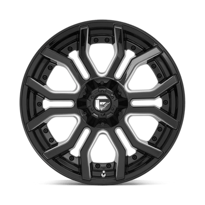 Fuel 1PC | D711 RAGE | 20.0x9.00 | 6X135/6X139.7 | 1 | GLOSS BLACK MILLED