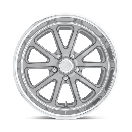 US Mag 1PC | U111 RAMBLER | 20.0x9.50 | 5X120.65 | 1 | TEXTURED GRAY W/ DC LIP